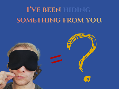 The First Stone newsletter banner: I've been hiding something from you.