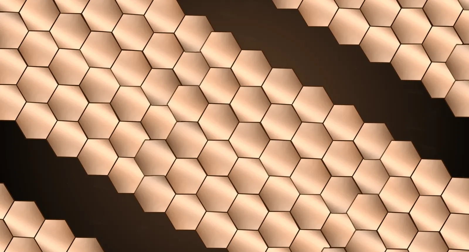 A close-up of overlapping metallic scales catching the light